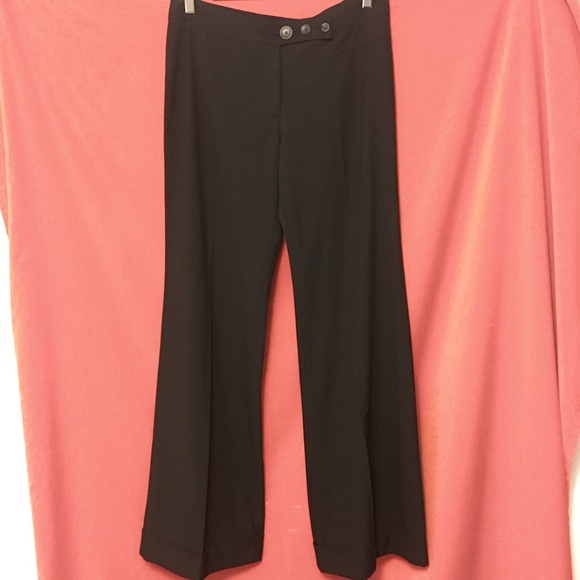 Cop Copine wide leg crepe pants logo back size 40